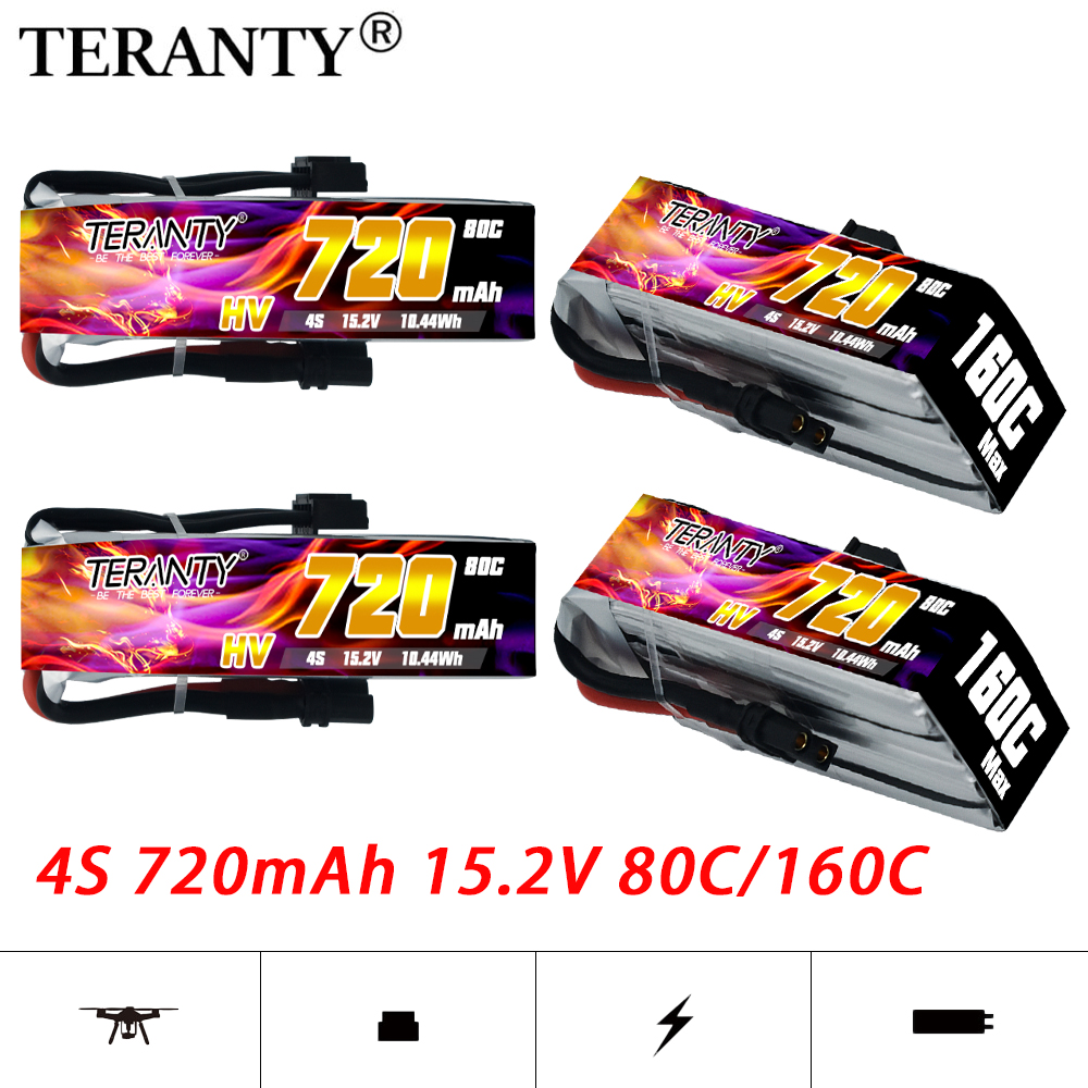Drone Battery - TERANTY 720mAh 4S 15.2V HV Lipo