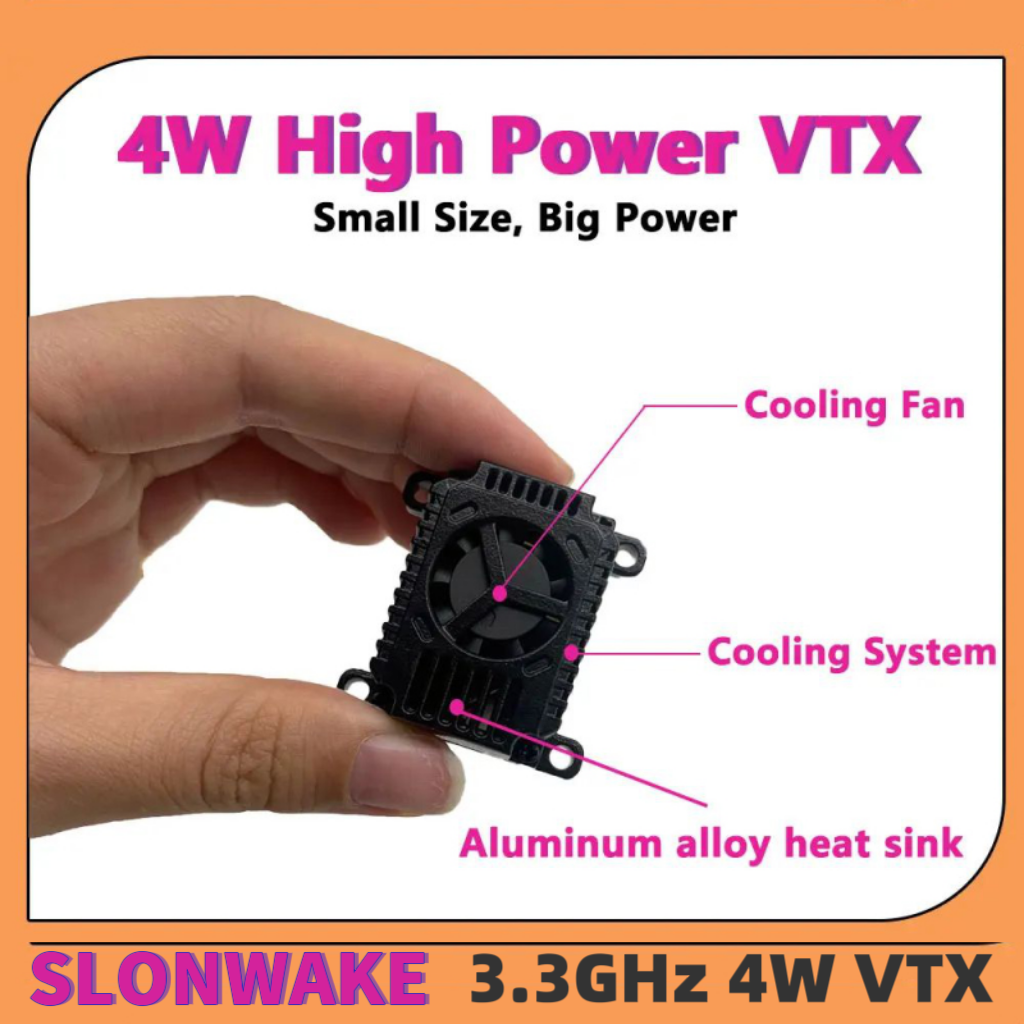 SLONWAKE FPV 3.3G 16CH 4000mW  - Drone Transmitter のレビューと価格