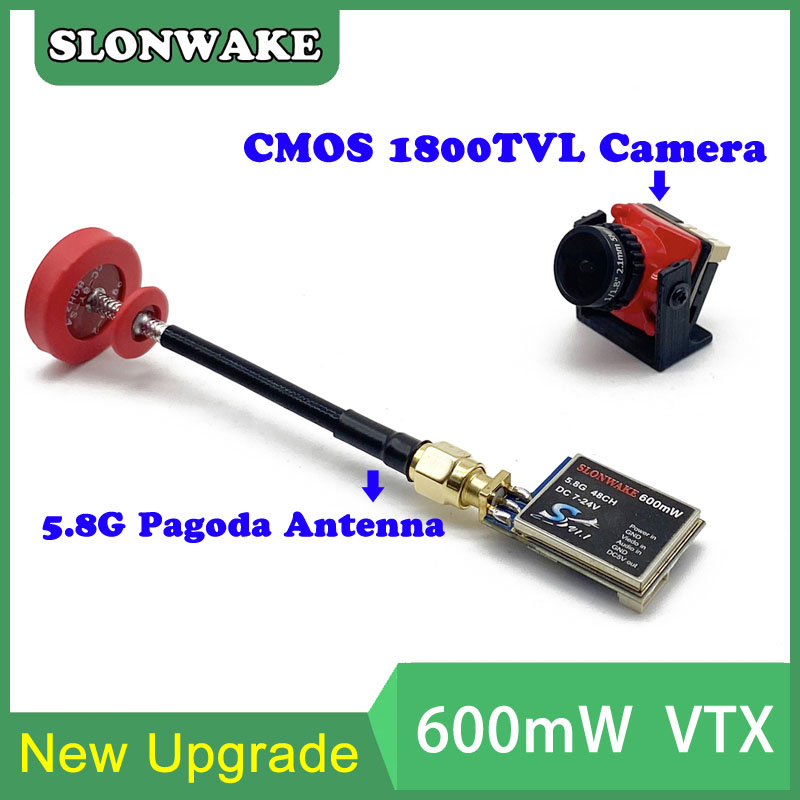 5.8G 48CH 600mW adjustable VTX - Drone Camera のレビューと価格