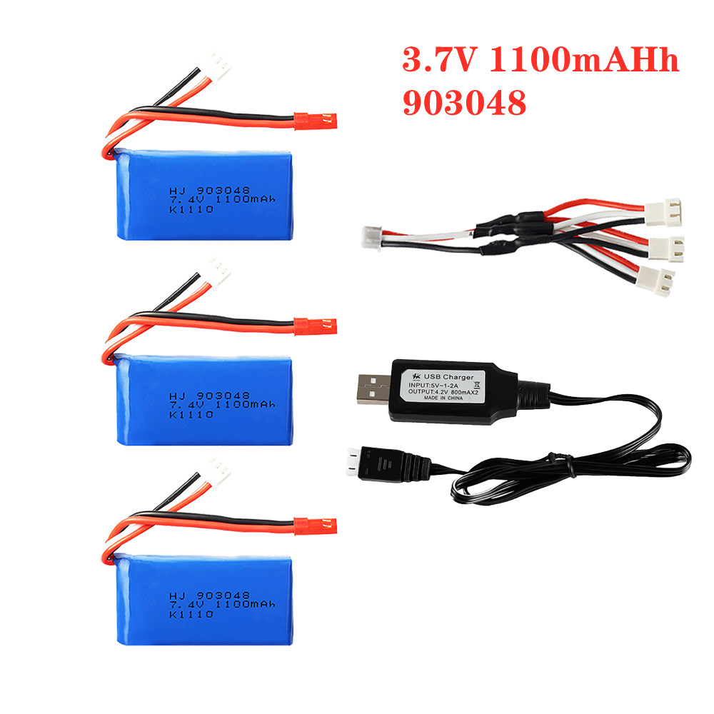 1-5pcs 7.4V 1100mah 903048 LiP - Drone Charger のレビューと価格