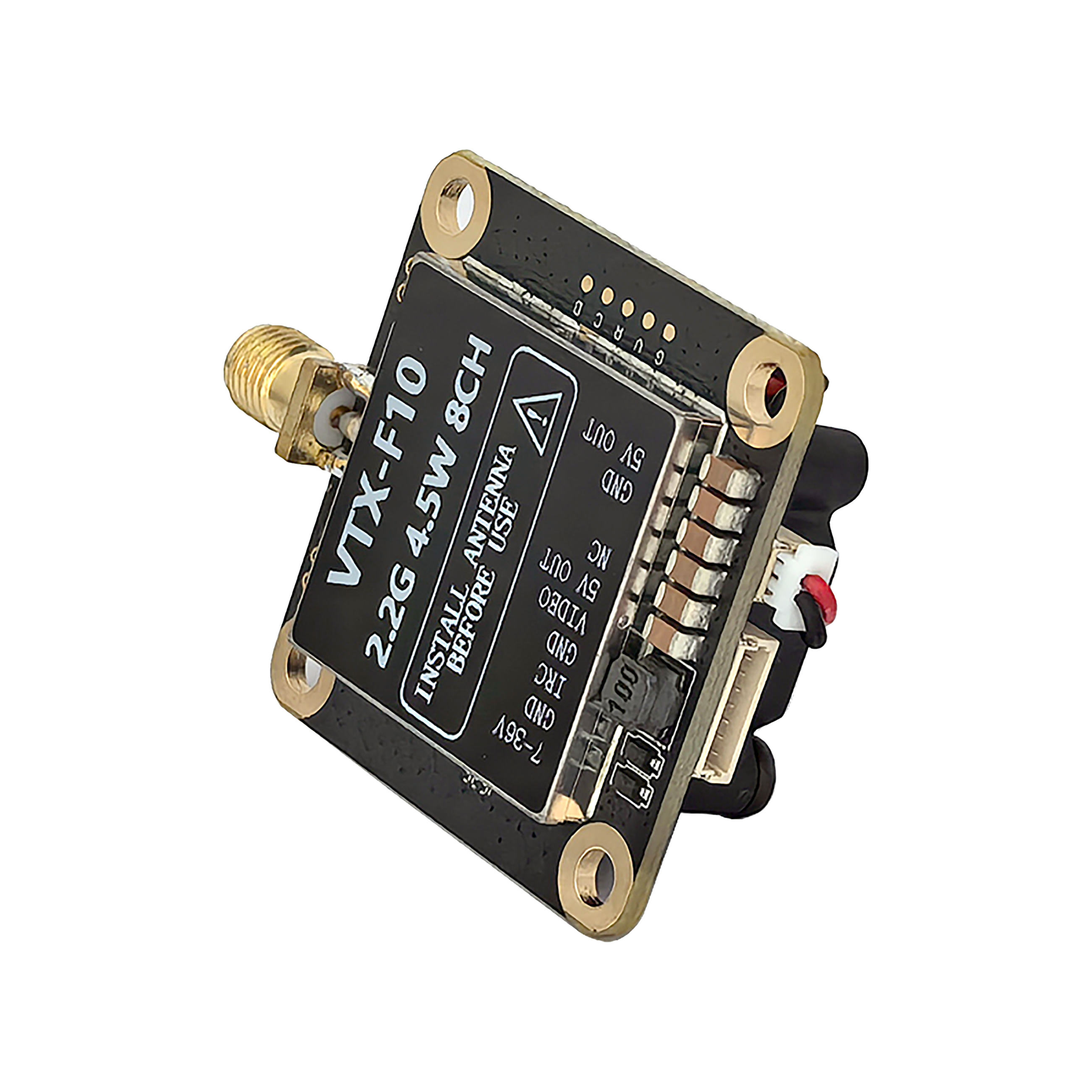 2.0-2.2G 4.5W VTX 8CH FPV Vide - Drone Transmitter のレビューと価格
