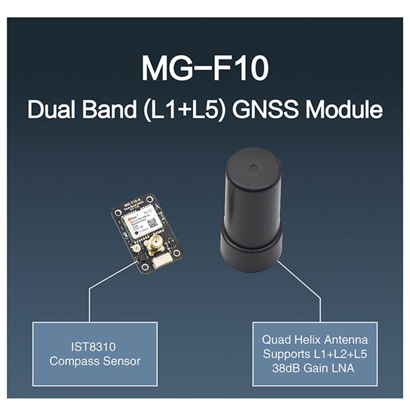 Smart-MG-F10 Dual Band (L1+L5) - Drone Compass のレビューと価格