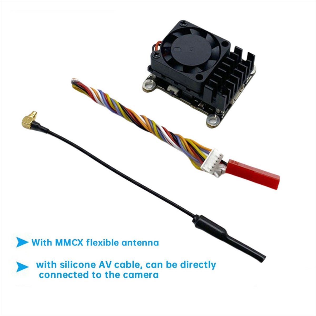 5.8G 2W VTX 2000mW FPV Video T - Drone Transmitter のレビューと価格