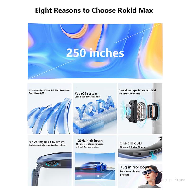 Rokid Max AR 3D Smart Glasses  - Drone Gimbal のレビューと価格