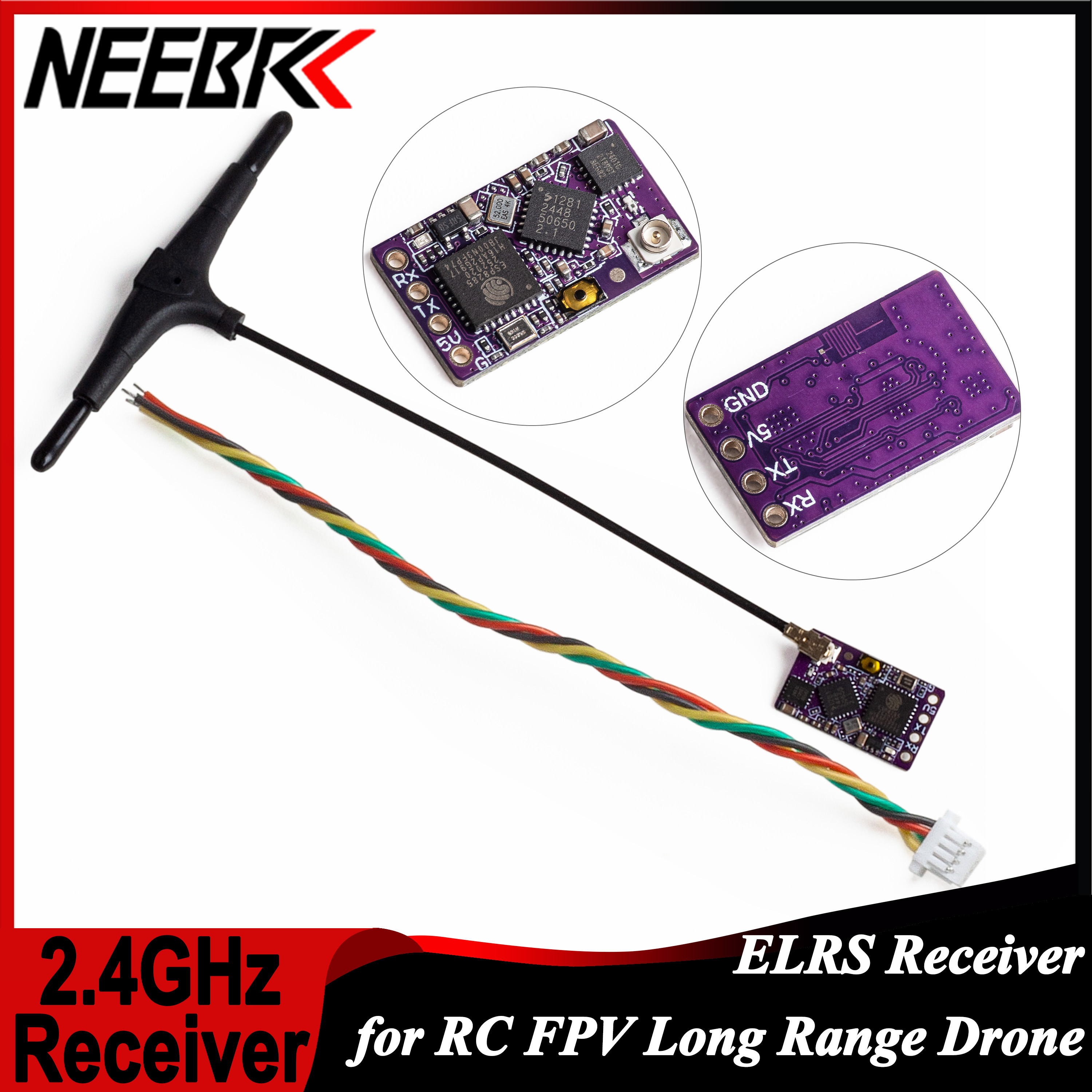 1/2/5/10PCS ELRS 2.4GHz RX Lon - Drone Antenna のレビューと価格