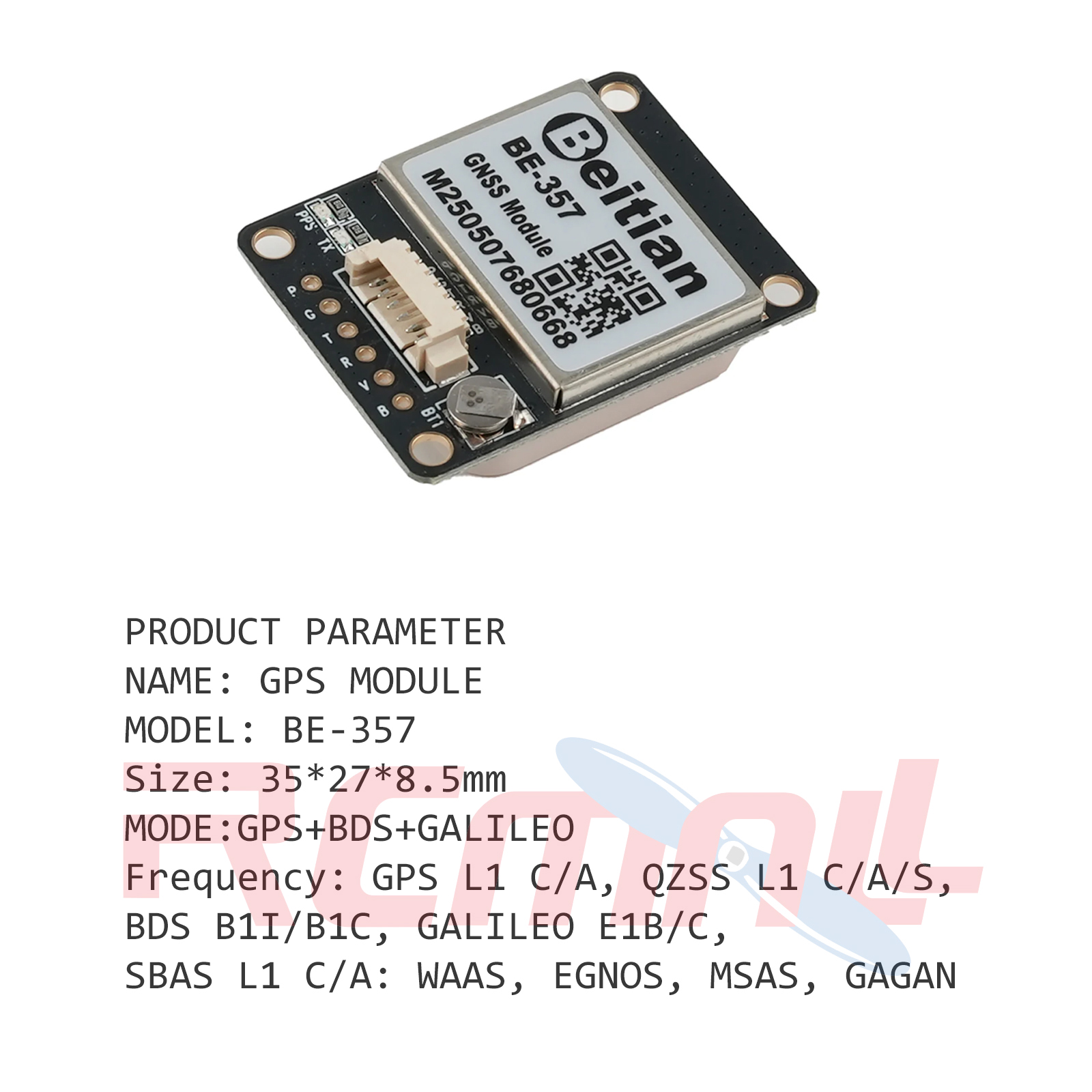 10PCS/LOT Beitian BE-357 BE357 - Drone Gps Module のレビューと価格