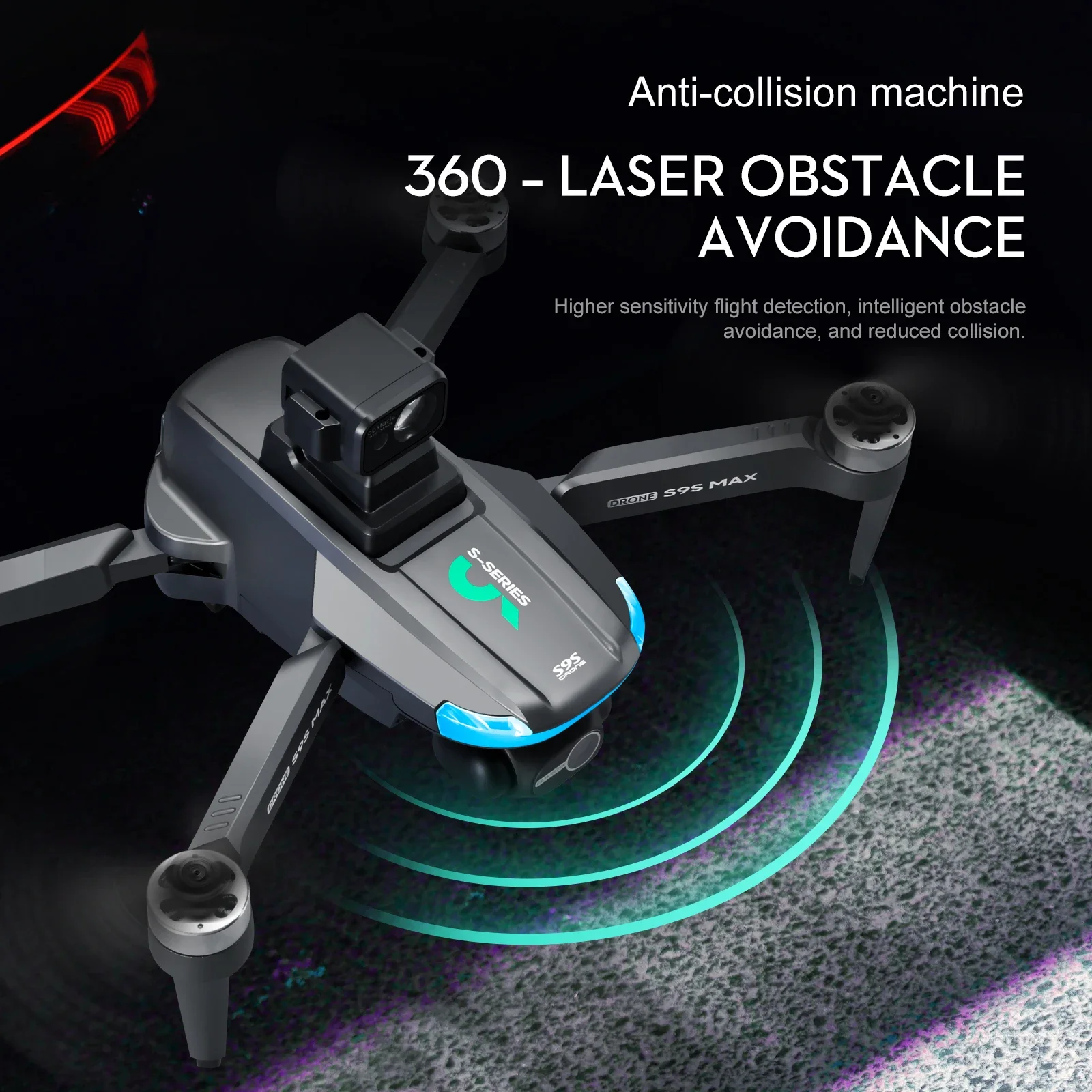 NEW S9S MAX MINI Drone 4K 2-Ax - Drone Gimbal のレビューと価格