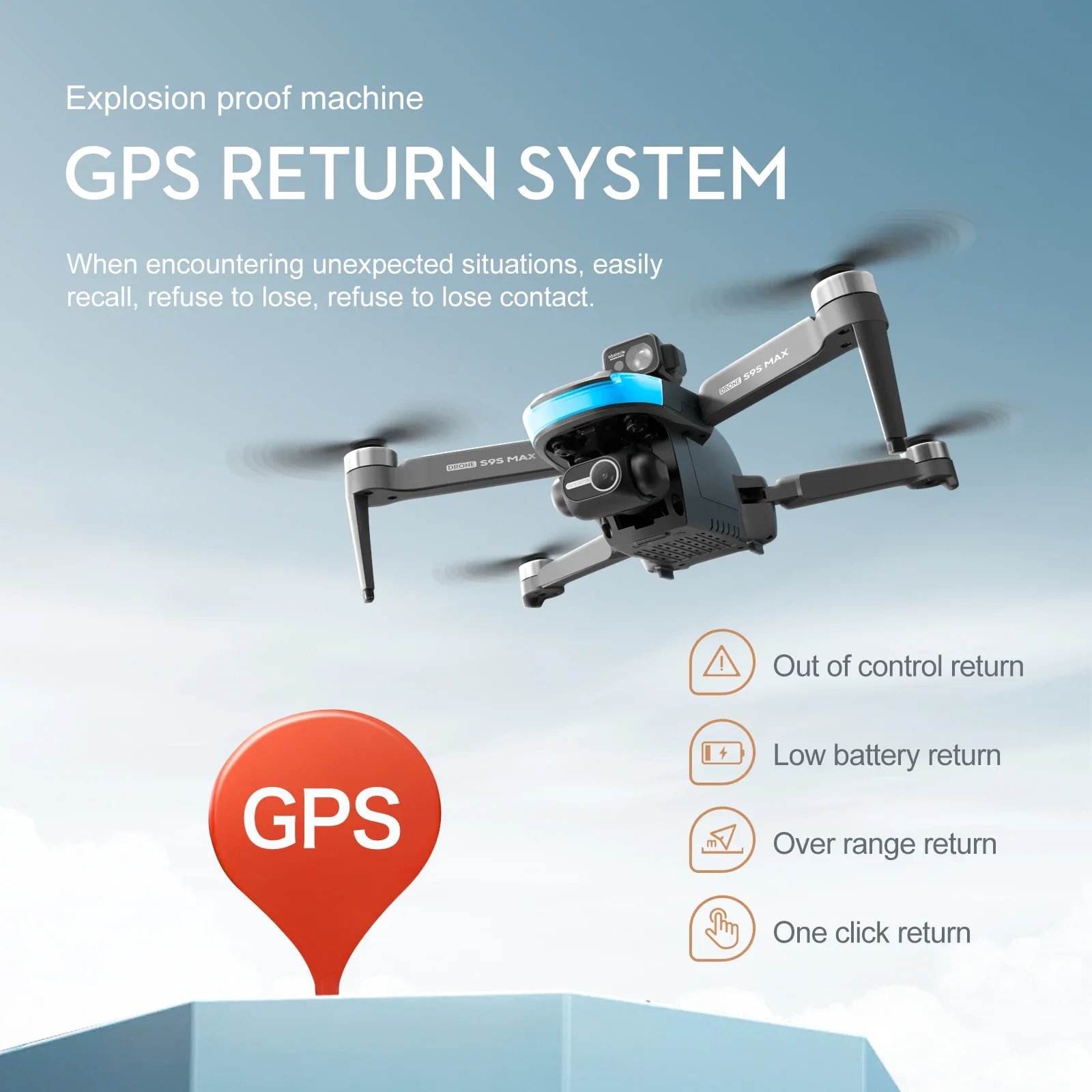 NEW S9S MAX MINI Drone 4K 2-Ax - Drone Gimbal のレビューと価格