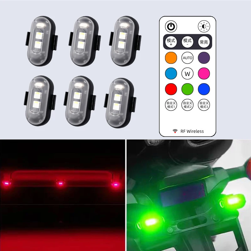 Motorcycle Aircraft Lights RGB - Drone Led Light のレビューと価格