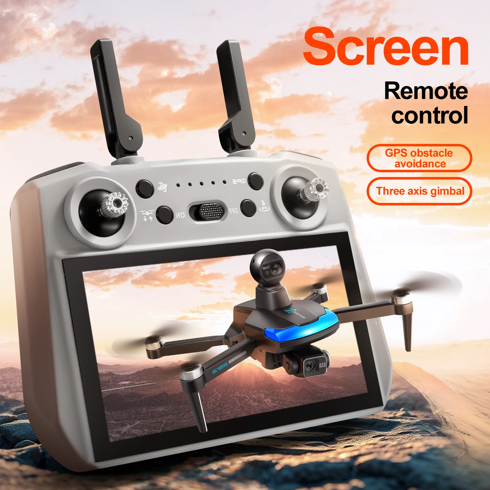 S185 Professional Drone 2.7K H - Drone Gps Mount のレビューと価格