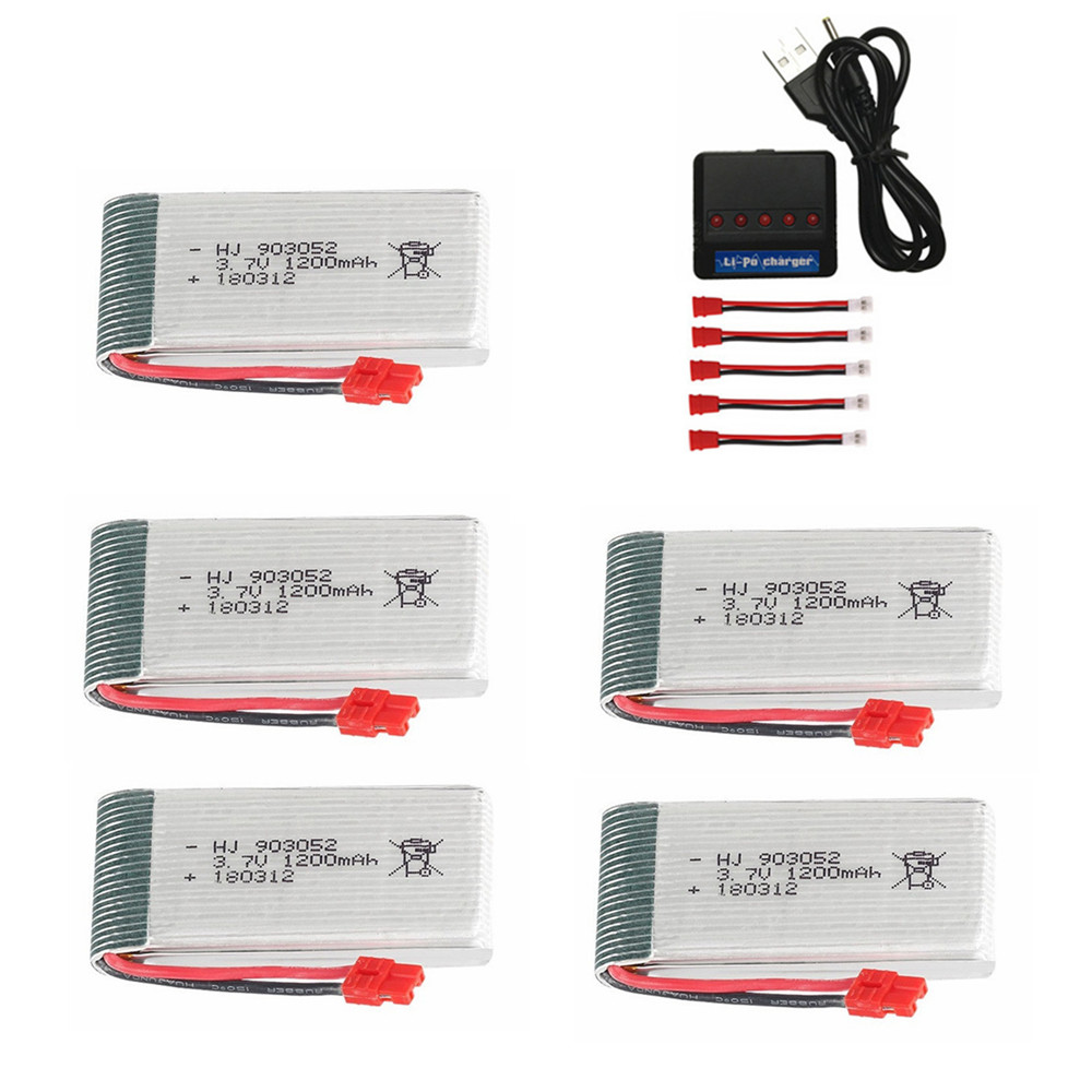 3.7V 1200mAh 903052 lipo batte - Drone Charger のレビューと価格