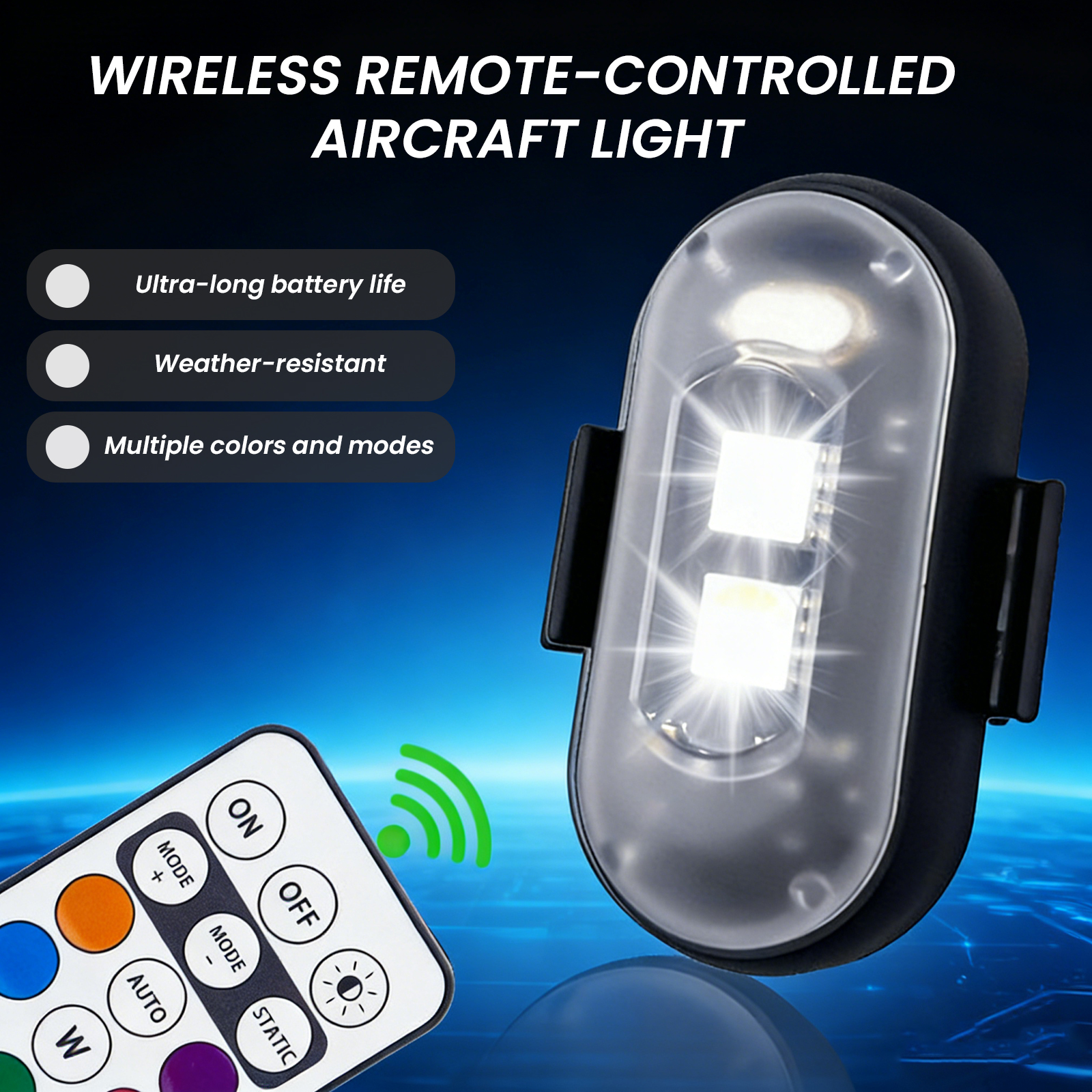 2/4/6PCS Wireless LED Strobe L - Drone Led Light のレビューと価格