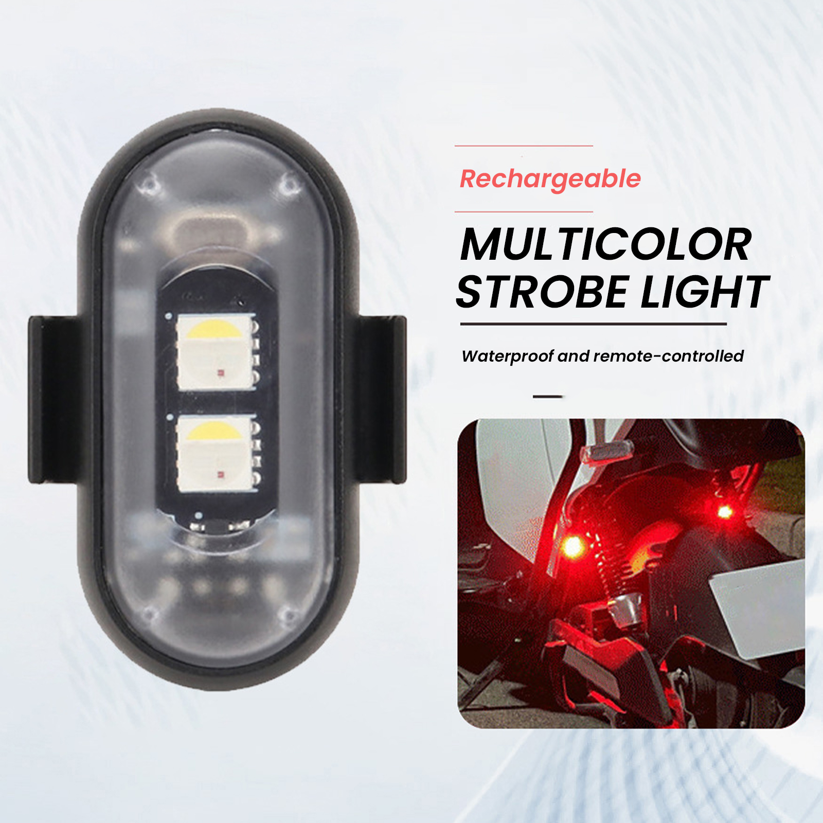 2/4/6PCS Wireless LED Strobe L - Drone Led Light のレビューと価格
