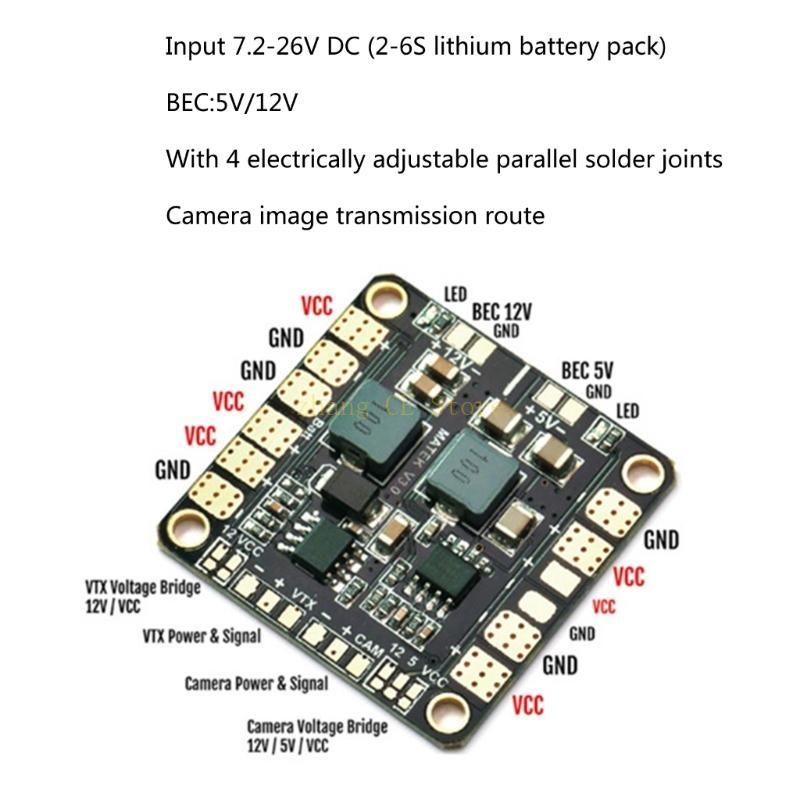 M5TD Matek Mini Power Hub Powe - Drone Power Distribution Board のレビューと価格