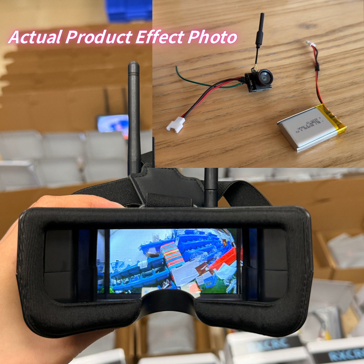 Slonwake 5.8G 48CH 200mW FPV D - Drone Camera のレビューと価格