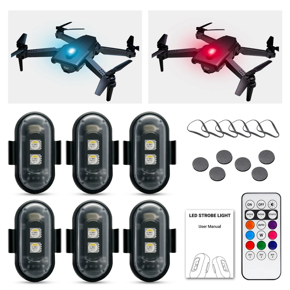 Motorcycle Strobe Light, APP C - Drone Led Light のレビューと価格
