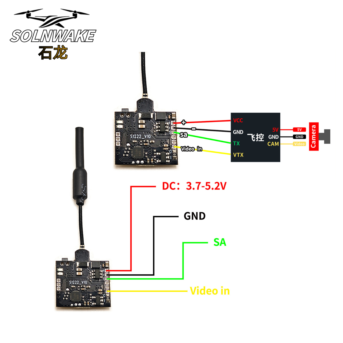 SLONWAKE Nano 5.8G 48CH 200mW  - Drone Transmitter のレビューと価格