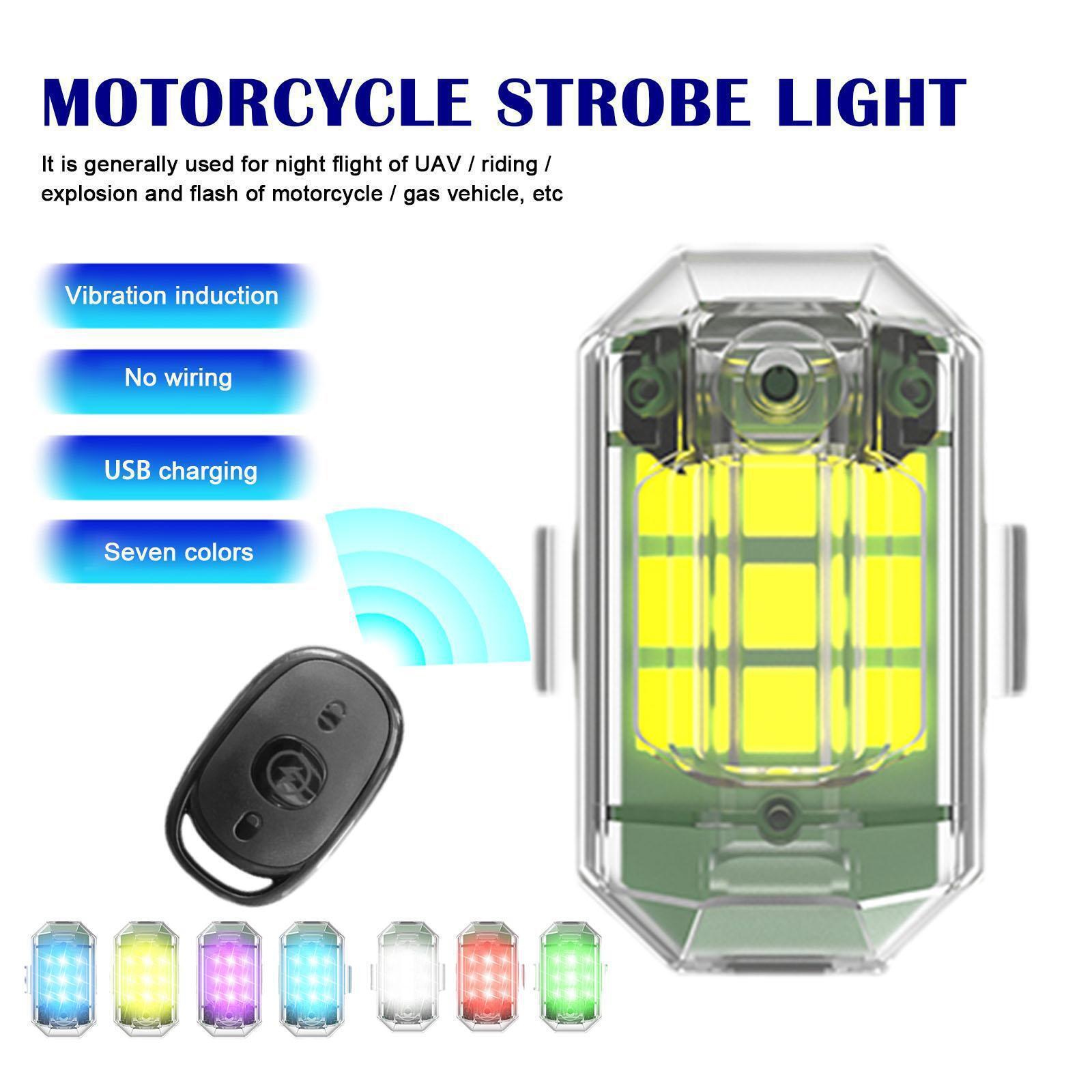 1/2/4Pc Remote Motorcycle Ligh - Drone Led Light のレビューと価格