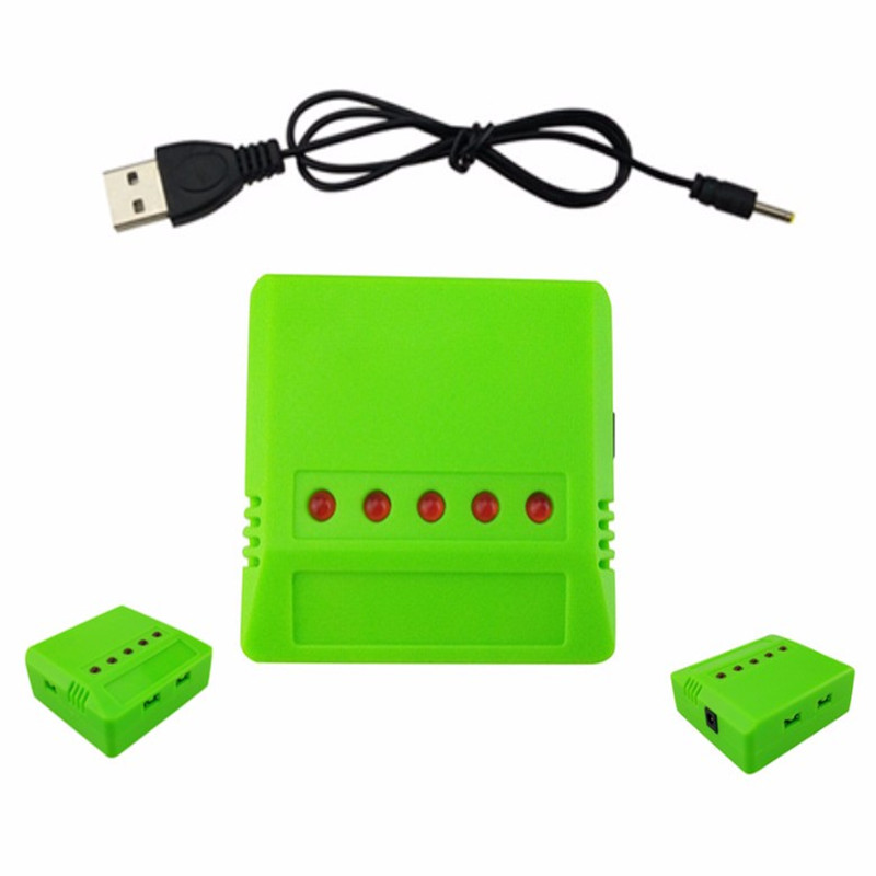 5PCS Cables And 1X 5 In 1 USB  - Drone Charger のレビューと価格