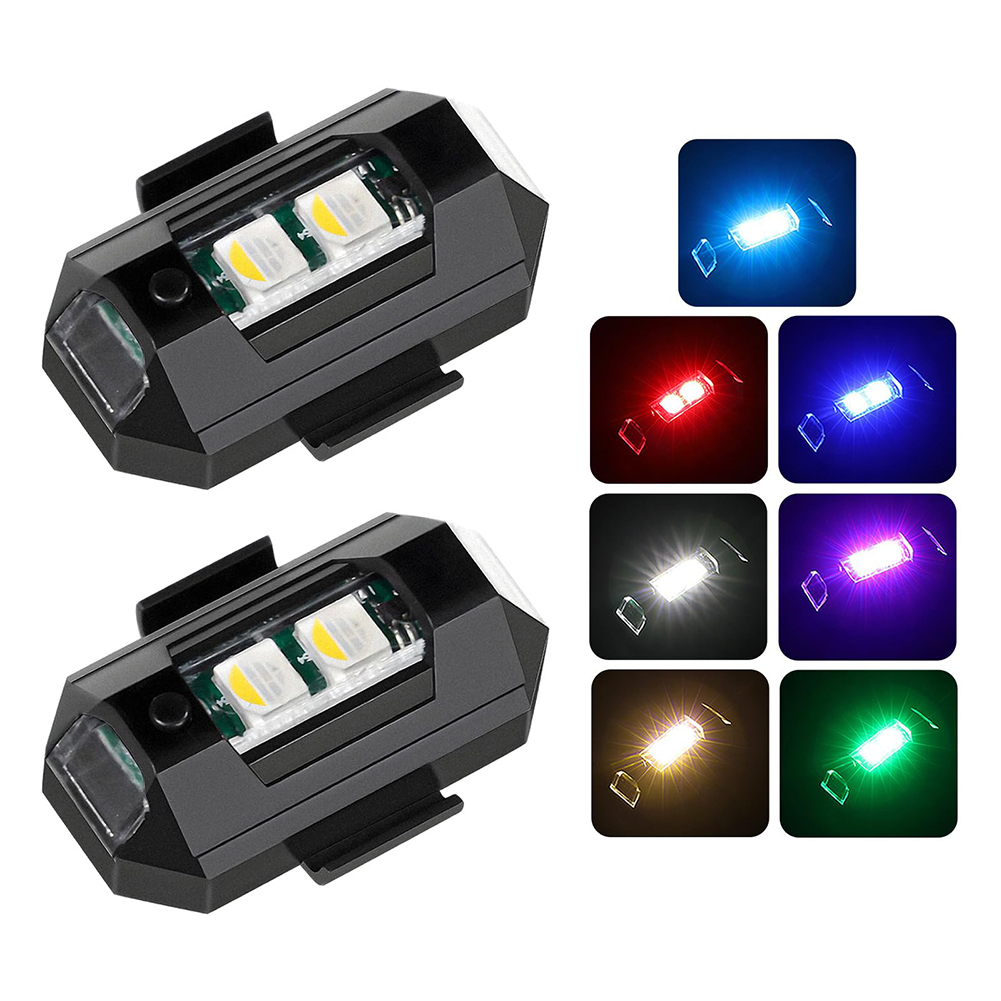 2PCS Mini LED Strobe Lights De - Drone Led Light のレビューと価格