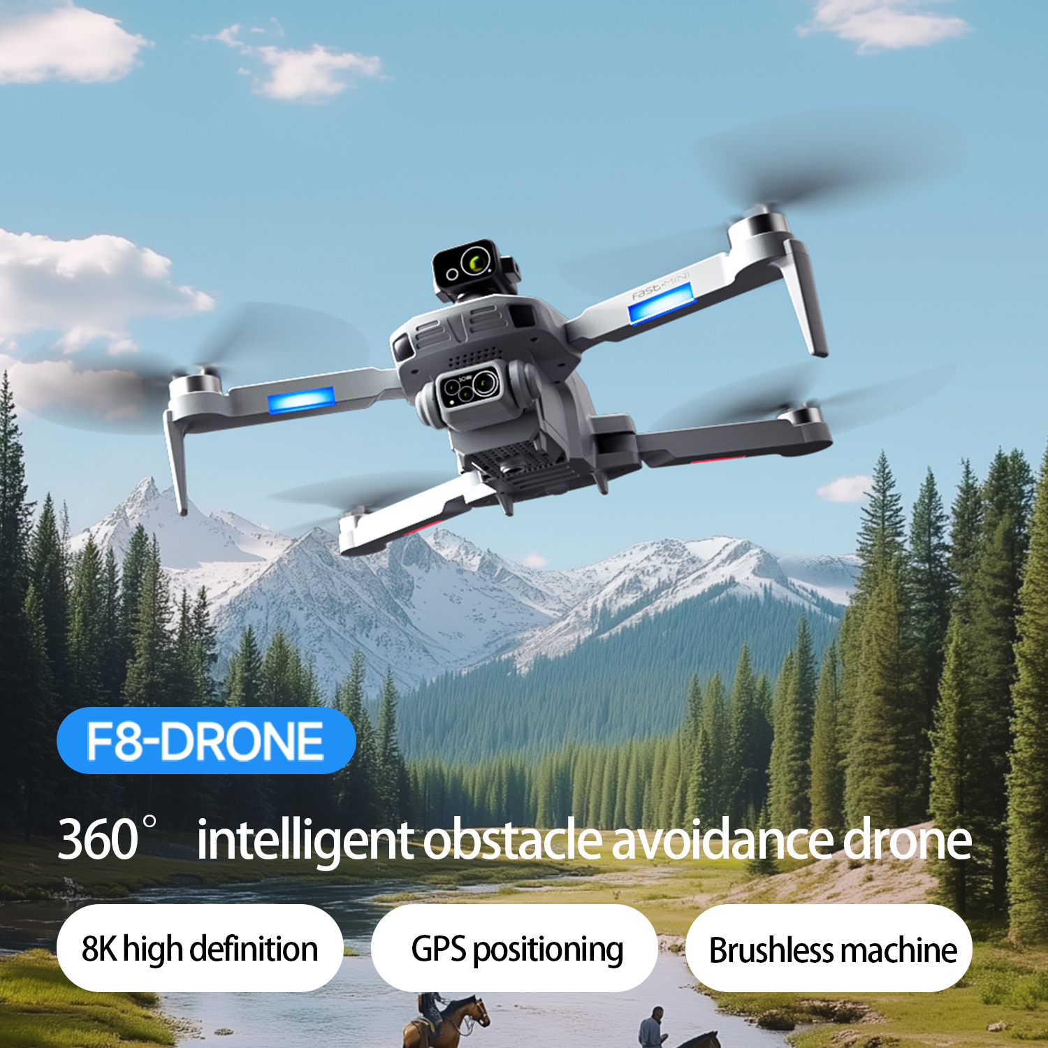 F8 MAX GPS Drone Professional  - Drone Gps Mount のレビューと価格