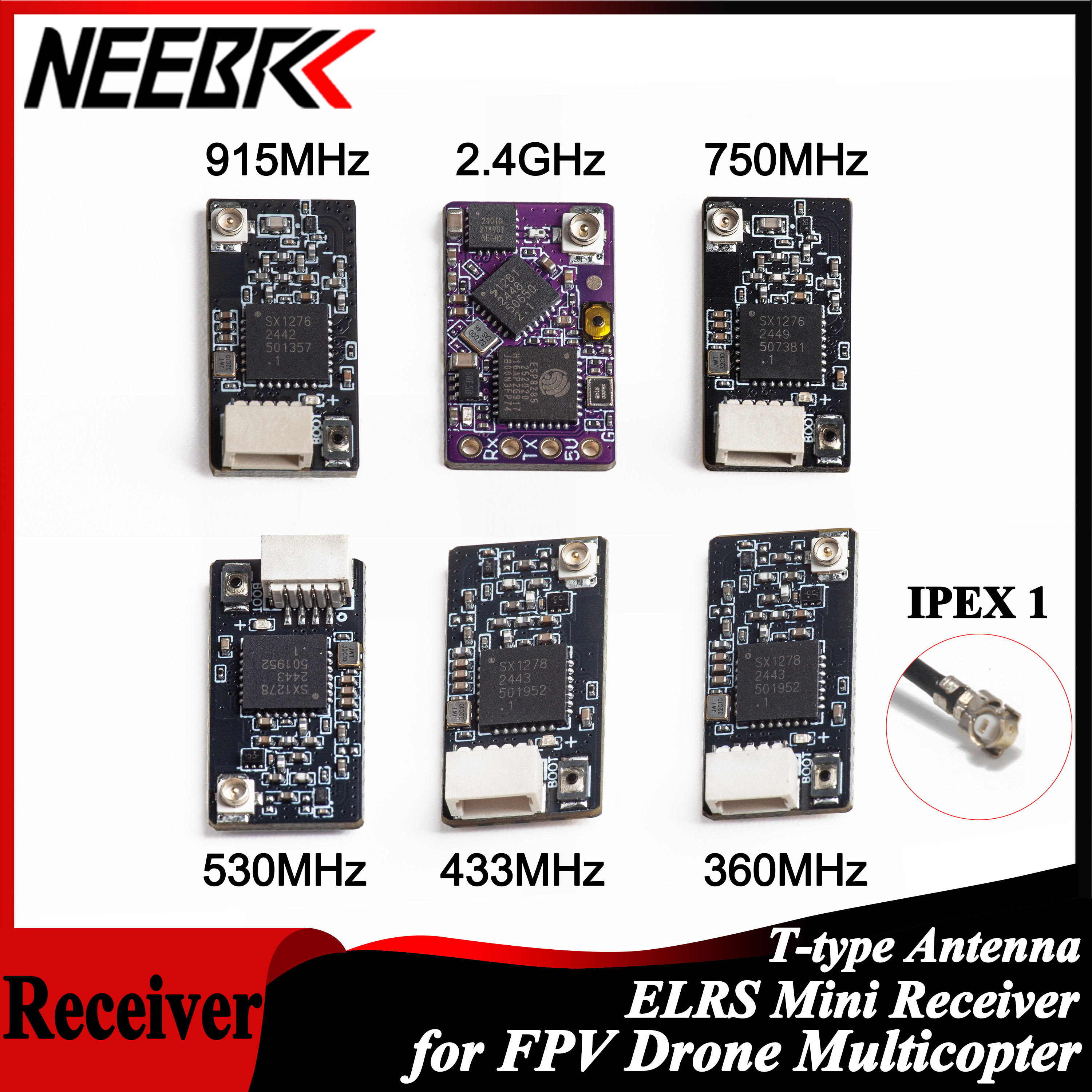 NEEBRC ELRS 2.4G/915Mhz/360Mhz - Drone Frame のレビューと価格
