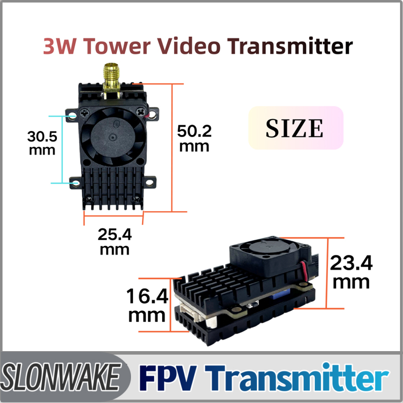 SLONWAKE 5.8G 3000mW Simulatio - Drone Transmitter のレビューと価格