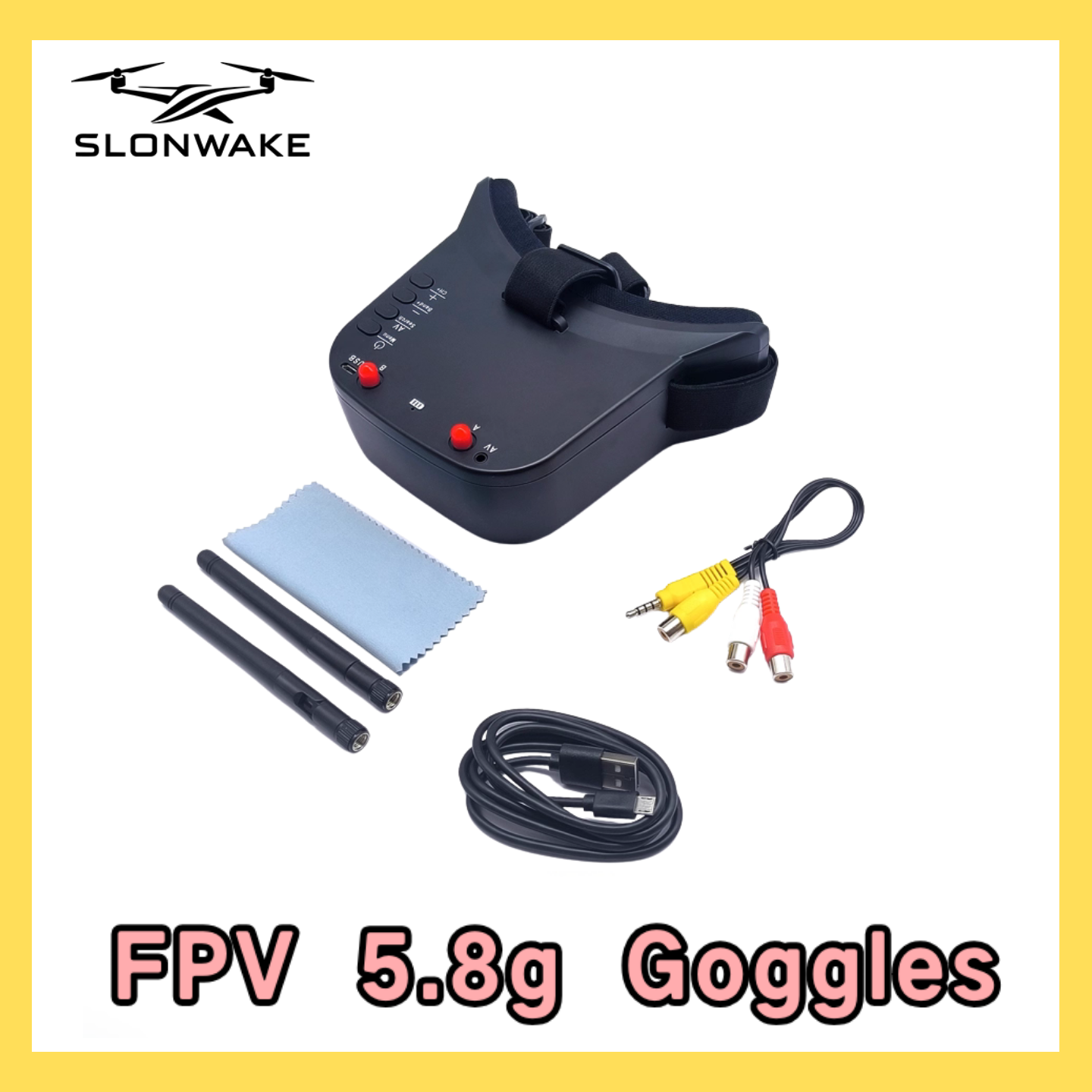 SLONWAKE 5.8G 48CH FPV 400mw V - Drone Camera のレビューと価格