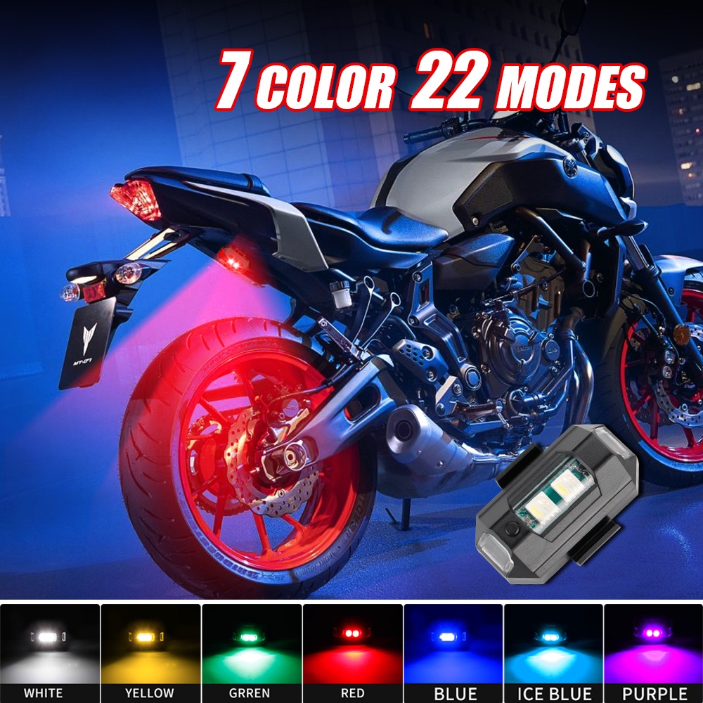 1PC 7 Color Mini USB Charging  - Drone Led Light のレビューと価格