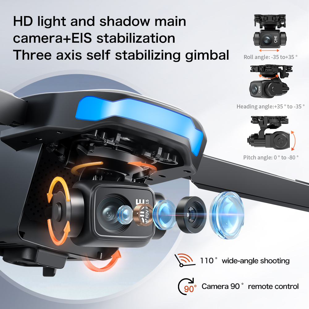 New S-X1 MAX Drone GPS 8K Prof - Drone Gimbal のレビューと価格