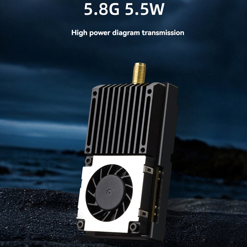 5.8G 5.5W VTX 64CH High Power  - Drone Transmitter のレビューと価格
